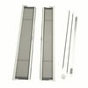 ODL Brisa Short Double Door Single Pack Retractable Screen for 78" In-Swing or Out-Swing Doors, White