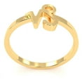thumbnail image 3 of Capricorn Zodiac Sign Ring In Solid 14k Yellow Gold, 3 of 6