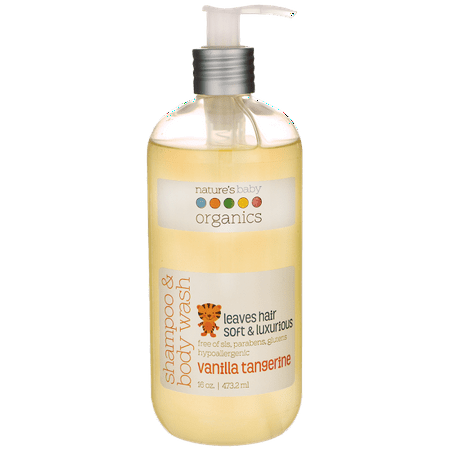 Nature's Baby Organics Shampoo & Body Wash Vanilla Tangerine 16 oz Liquid