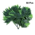 thumbnail image 2 of 50pcs Green Bamboo Leaves Artificial Plants for Home Hotel Office Decoration, 2 of 5