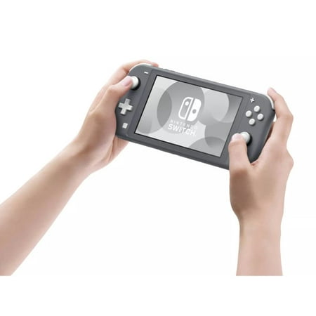 Nintendo Switch Console Lite Console, Gray Game Console, 5.5” LCD Touch 1280x720 Screen, 32GB Internal Storage with Extra 128GB External SD Storage 11-in-1 Game Console