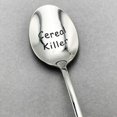thumbnail image 4 of LXRAINQI Cereal Spoon - Stainless Steel - Funny 'Cereal Killer' Engraved - 1 Pc, 4 of 6