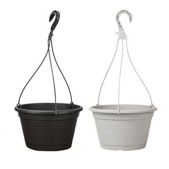 SPRING PARK Hanging Flower Plant Pot Basket Planter Holder Garden Decoration