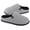 Pebble Gray, variant on HomeTop Men's Father's Day Gift Wool-like Slip-on Slippers with Coral Fleece Lining and Non-Slip Sole