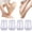 A1 H, variant on 4 Pairs Women Ball of Foot Cushion Socks,Ultra Low Cut Liner Socks ,Thin No Show Socks,Cotton Non Slip Forefoot Padded, Invisible Breathable Footies, Half Foot Cushion Socks for Heels H