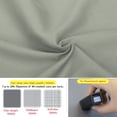 thumbnail image 5 of Lorviah Deep Pocket Fitted Sheet Only - Premium 1800 Collection - Ultra Soft, Hypoallergenic - Smoke Grey, Twin Extra Long Size, 5 of 5