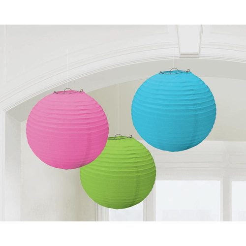 hanging paper lanterns indoor