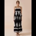 thumbnail image 4 of Vestidos de Verano para Mujer 2025, Vestido Veraniego Floral con Tirantes Finos, Vestido Bohemio para Vacaciones en la Playa Negro XL, 4 of 10