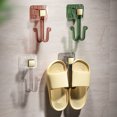 thumbnail image 2 of Punch-free Quick Draining Wall-mounted Hanging Hook - Acrylic, Bathroom, No Drilling, Wall Hanging, Slippers Storage Rack, Daily Use, 2 of 8