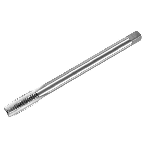 Uxcell M10x1.5mm Metric Thread Tap, High Speed Steel 120mm Length Straight Flute Right Hand Thread Screw Tapping Tool
