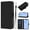 Black, variant on Allytechgroup Compatible with iPhone 17 Wallet Case with Lanyard, Credit Card Holder PU Leather Flip Kickstand Protective Shockproof Cover Women Men for iPhone 17, Lemon