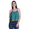 thumbnail image 1 of Moomaya Camisole Courte à Bretelles Spaghetti Imprimée pour Femmes, Hauts d'Été, 1 of 5
