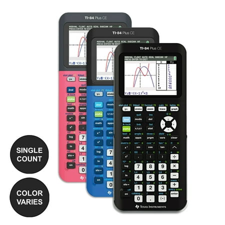 Texas Instruments Ti-84 Plus CE Graphing Calculator (Color: (Best Graphing Calculator For Sat Math 2)