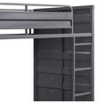 thumbnail image 3 of Gunmetal Gray Finish Twin Turdle with Metal Frame and Slat system Blue, 3 of 5