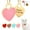 Pink, variant on Pet Artist Cute Heart Shape Pet ID Name Tag Personalized Dog Cat Puppy Tags Stainless Steel