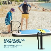 Naipo 10FT Inflatable Paddle Board Stand Up Paddle Board SUP Board with 120x30x6 for Youth & Adults Summer