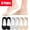 Gray_008, variant on 6 Pairs No Show Socks for Women Cotton Blend Breathable Footies Bootie Liner Non Slip Heel Grip Socks for Loafers Flats Heels