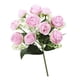 thumbnail image 5 of Rosas artificiales de camelia perfecl 10 cabezas Violeta, 5 of 8