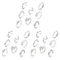 thumbnail image 2 of maskred 8pcs Copper Luster Rust-proof Adjustable Rings For Women Wide Application Classic Open 3Set, 2 of 6