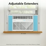 Comfort Zone 10,000 BTU Window Air Conditioner, Smart Wi-Fi Enabled, 4-Speed Settings, Timer & Remote, Cools Up to 450 sq. ft., White