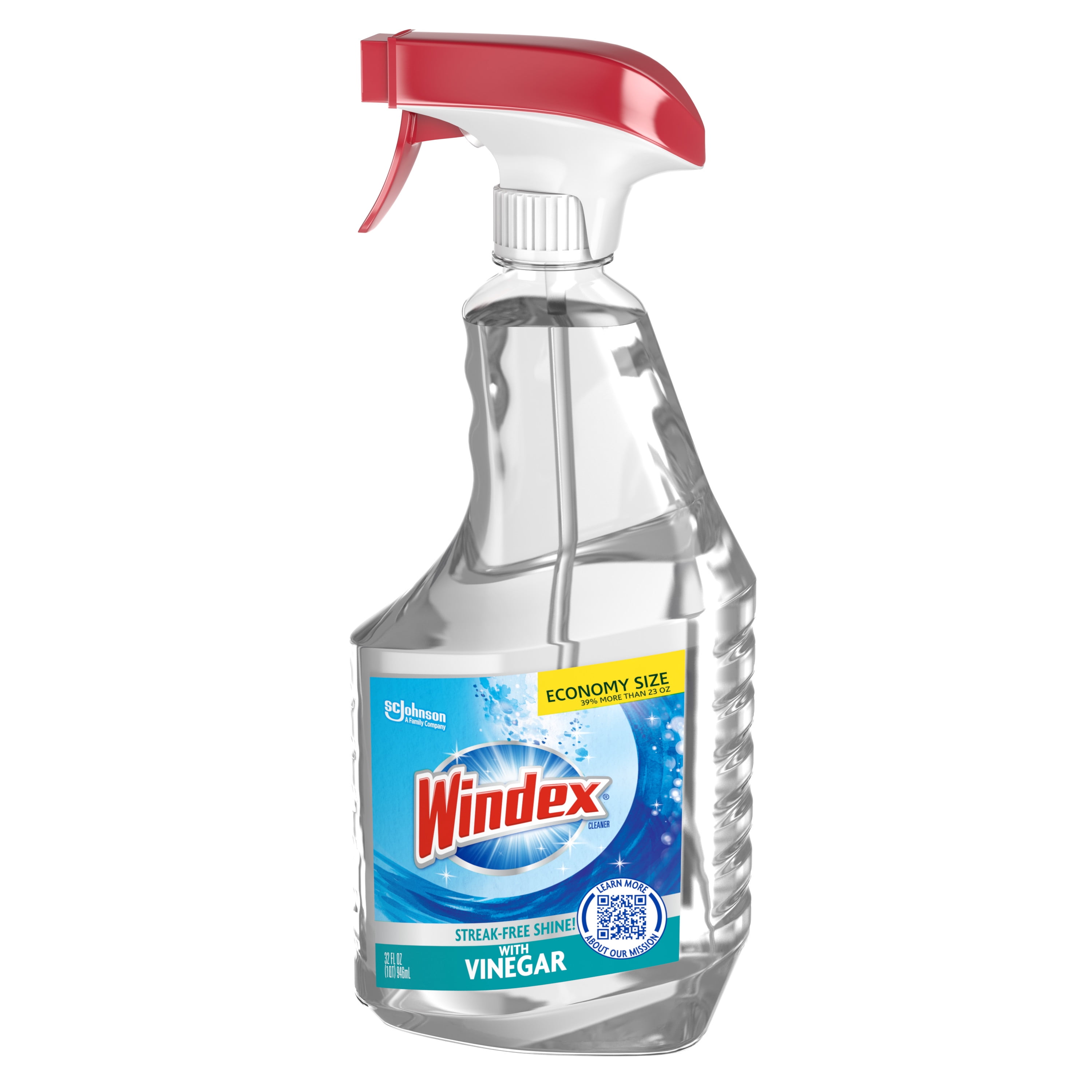 SC Johnson WINDEX CLEANER With Vinegar 67.6 fl.oz VERY BIG Bottle
