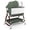 Forest Green, variant on 4 in 1 Baby Bassinet Bedside Sleeper W/ Wheels,Storage Basket,Adjustable 7 Heights,Mosquito Net,Matress,Breathable Mesh Crib for Infants Toddler,Black