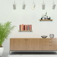 thumbnail image 5 of 2-Part Adjustable Glass Shelf Bracket, Support for 3-21mm Thick Wood/Glass Shelves, 5 of 5