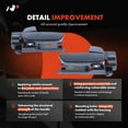 thumbnail image 3 of A-Premium Inside Interior Door Handles Compatible with Hyundai Accent 2006-2011, Gray Blue, 2-PC Set, Front Left & Right Driver and Passenger Side, 3 of 8