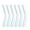 White, variant on sunsanly 6Pcs Silicone Straw Tips Flexible Reusable Food Grade Straw Covers Elbow Straw Replacement Tip for Hydraflow Stainless Steel Straws