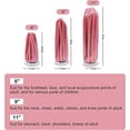 thumbnail image 3 of Bolsa de hielo, bolsas de hielo reutilizables para lesiones de 6 pulgadas, bolsa de agua caliente para aliviar el dolor, terapia de frío y calor, compresa fría rosa, 3 of 5