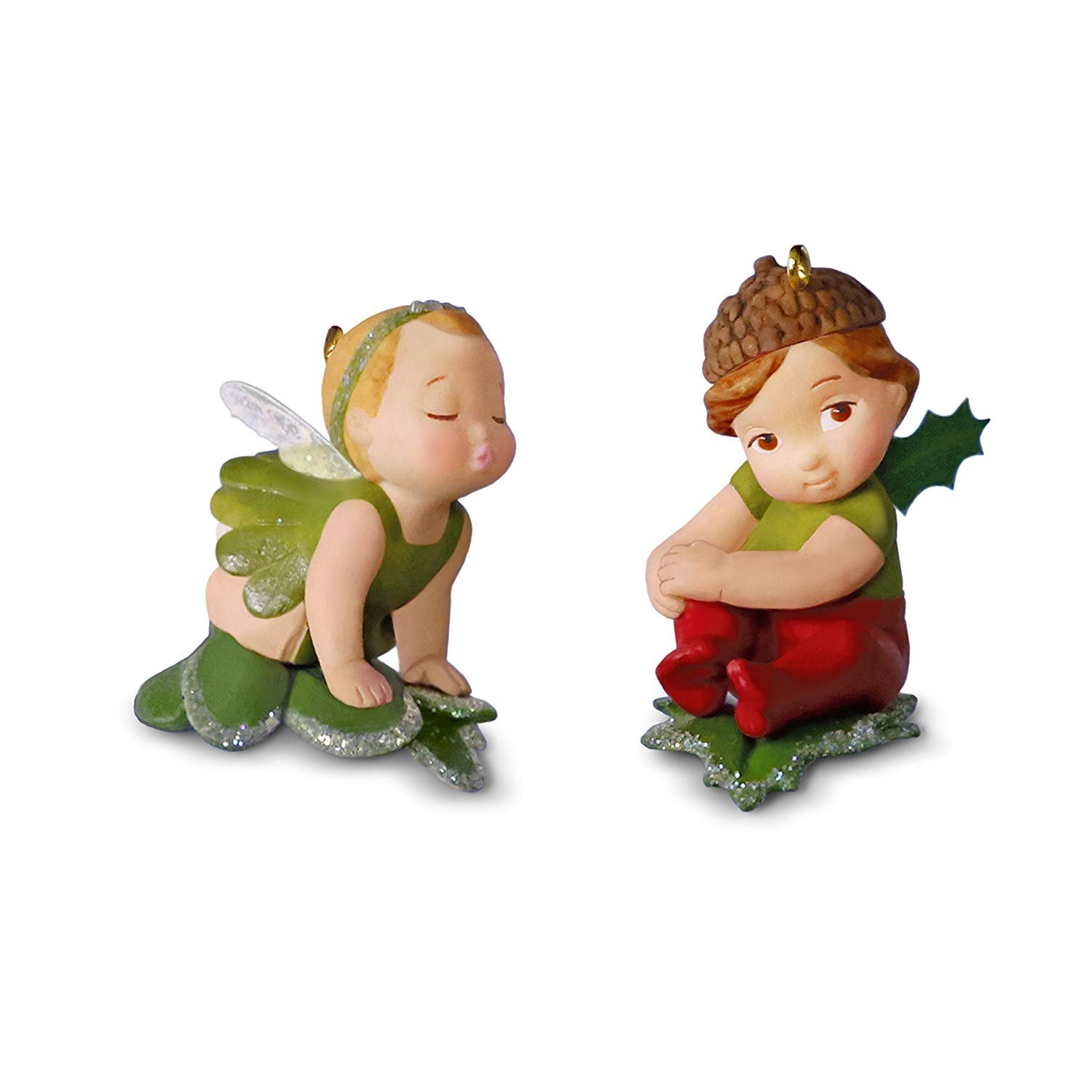 Hallmark Ornament 2018 Baby Fairy Messenger 4 Mistletoe & Holly