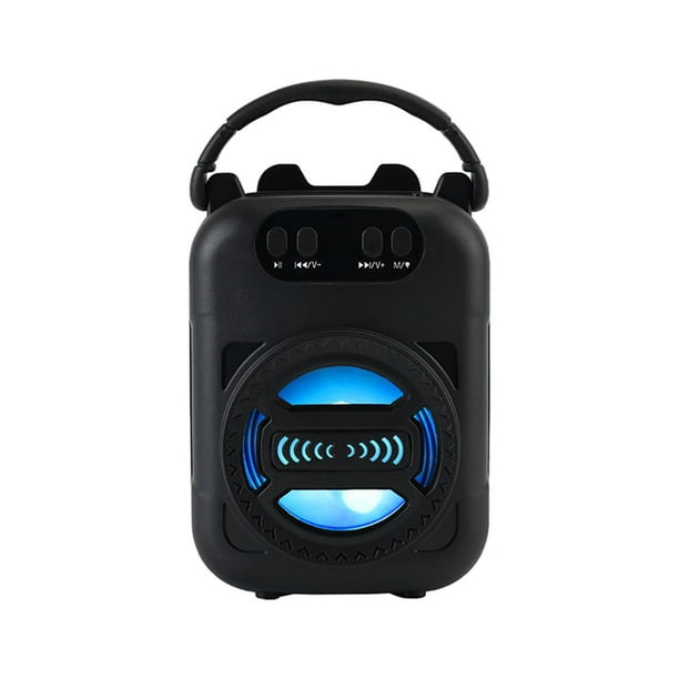 jovati Speakers Bluetooth Wireless with Lights Bluetooth Small Speaker,  Outdoor Desktop Universal Speaker Card, Usb Flash Drive, Radio, Microphone,  Singing, Wireless Audio 
