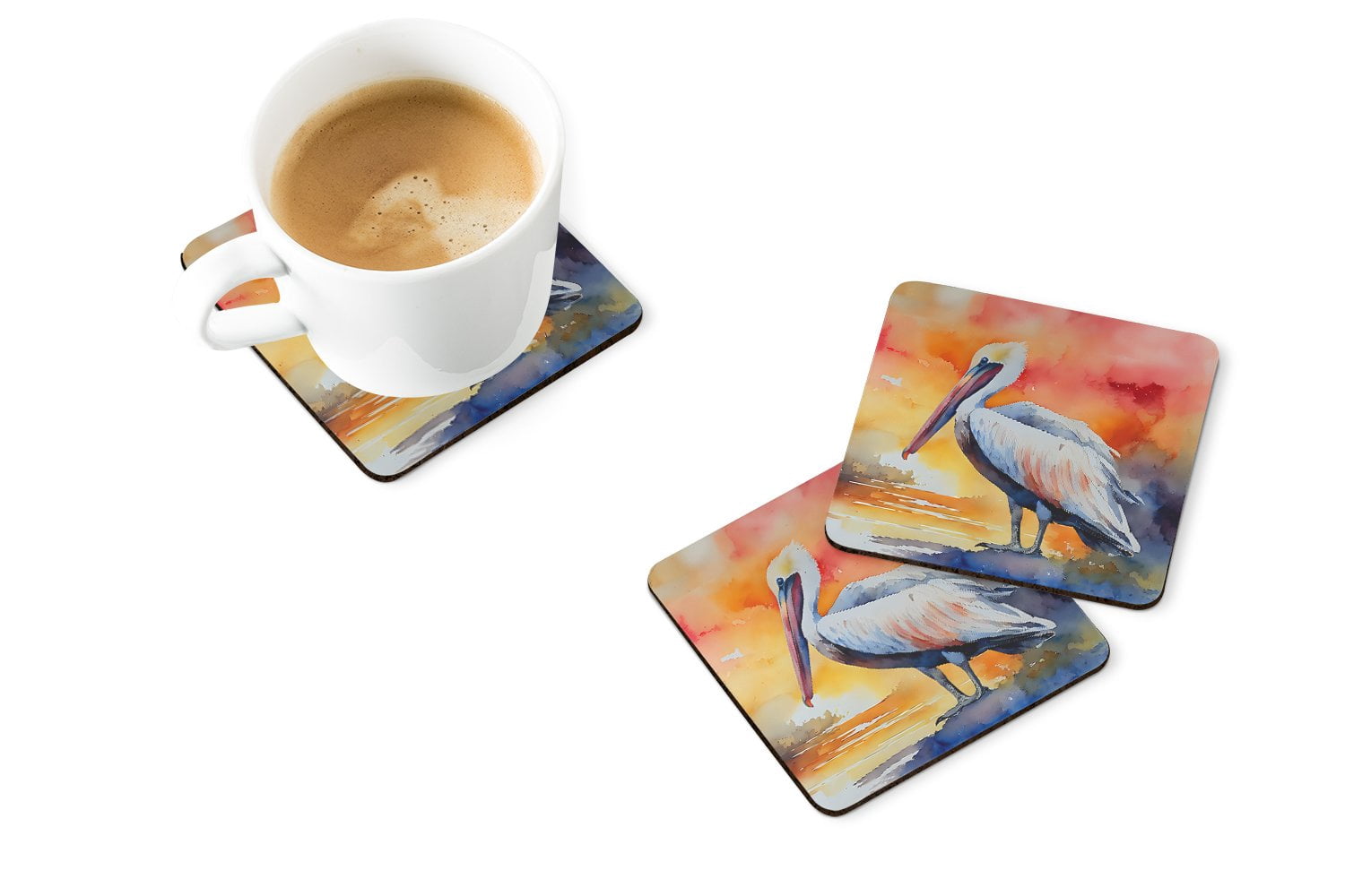Pelican Foam Coasters 3.5 in x 3.5 in