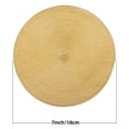 thumbnail image 2 of 4Pack Round Insulation Mat,Non-Slip Place Mats,Braided Table Mats,Hand Woven Pads,Heat Resistant Washable Placemats,for Home Kitchen Dining Room Decoration Gold, 2 of 7