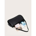 thumbnail image 3 of Women's Underarm Shoulder Bag PU Leather Handbag Zipper Small Purse, 3 of 3