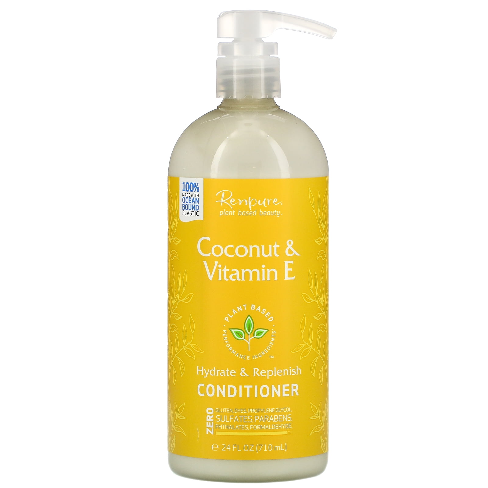 Buy Coconut & Vitamin E Conditioner, 24 fl oz (710 ml), Renpure Online