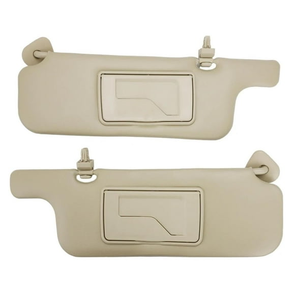 SHDNCYQ 2PCS Car Sun Visor for Toyota Corolla 2001-2004 2005 2006 2007 Makeup Mirror Sun Shielding Board Inner Front Windscreen Sunvisor