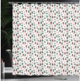 thumbnail image 4 of Ambesonne Cartoon Shower Curtain, Fox and Bear Forest, 69"Wx84"L, Multicolor, 4 of 5