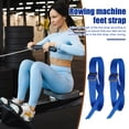 thumbnail image 2 of Visland 2 Pcs Rowing Machine Pedal Strap Adjustable Elliptical Leg Exerciser Foot Strap Under-Desk Elliptical Machine Pedal Trainer Strap Replacement, 2 of 7