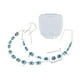 thumbnail image 1 of Decoraciones de dientes temporales con soporte de metal gancho para estudiantes con estuche con azul claro, 1 of 8