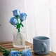 thumbnail image 3 of Juguete de bloques de construcción de rosas y flores eternas, Compatible con decoración de ensamblaje, regalo del Día del Maestro del Día de San Valentín para niña, 3 of 5
