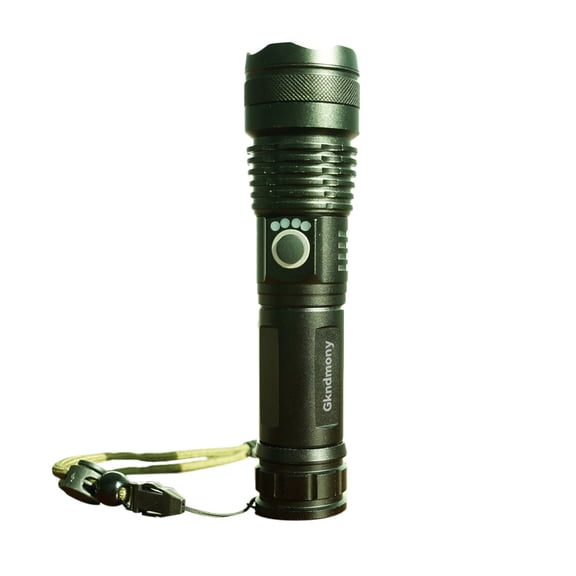 Gkndmony Tactical flashlights, Bright Flashlights, Power Outage Flash Light, AA Batteries Included