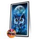thumbnail image 2 of 5D DIY Diamond Painting Kits Moon Owl Taladro redondo completo Pared Decoración del hogar Regalo Likrtyny Arte deco, 2 of 9