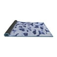 thumbnail image 2 of Ahgly Company Indoor Rectangle Abstract Blue Modern Area Rugs, 8' x 12', 2 of 4