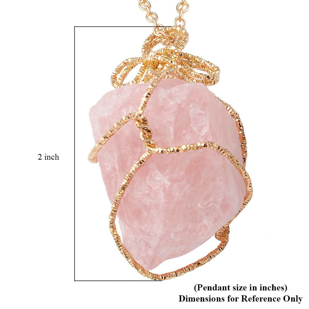 Rose Quartz Necklace – All Spiritual – Biggest Spiritual Retail in India
