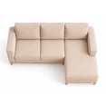 thumbnail image 3 of Sala Esquinera KUU 2 Piezas Lado Izquierdo Suede Marfil | Remates MX, 3 of 4