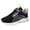 Purple, variant on Kids Running Shoes Girls Lightweight Mesh Color Block Sneakers Comfy Arch Support Cushioning Soft Sole Hook and Loop Tennis Athletic Shoes Purple 4 Big Kid