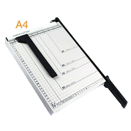 Stack Paper Cutter Machine - UBesGoo A4 Paper Trimmer, Adjustable Heavy Duty Desktop Photo Cutter Guillotine Craft Machine, 12'' Cut Length and 10 Sheet Capacity for Home Office Cutting Paper Photo Card Scrapbook