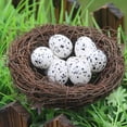 thumbnail image 2 of 20 Piezas de Adornos de Artesanía de Huevos para Incubar Moteados con Artificiales Sunnimix Huevos de aves artificiales de espumas, 2 of 8