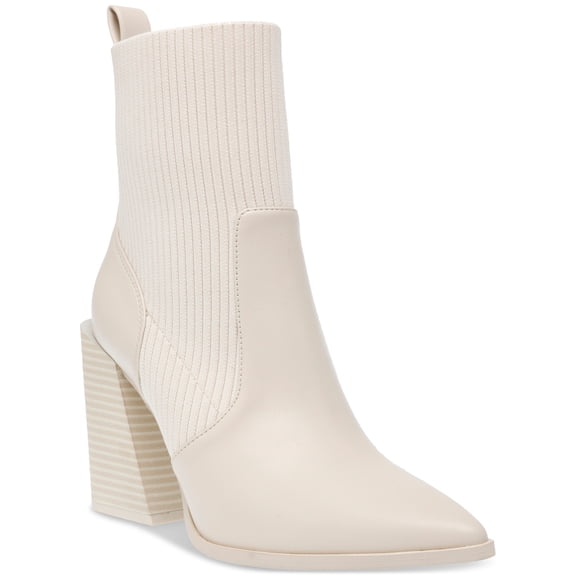 Wild Pair Trinityy Dress Booties Bone Smooth 10M